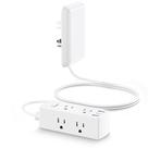 Cabo de extensão plano Power Strip Olcorife 6 tomadas 3 USB