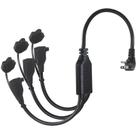 Cabo de extensão Power Splitter SPARKING 1,5 m, 3 tomadas, 18" Cabo de extensão Power Splitter SPARKING 1,5 m, 3 tomadas, 18"