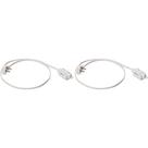 Cabo de extensão Power Strip Amazon Basics, 3 pés e 2 pinos, pacote com 2 pinos Cabo de extensão Power Strip Amazon Basics, 3 pés e 2 pinos, pacote com 2 pinos