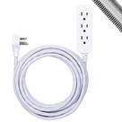 Cabo de extensão Power Strip GE de 3 tomadas de 15 pés com plugue plano Cabo de extensão Power Strip GE de 3 tomadas de 15 pés com plugue plano