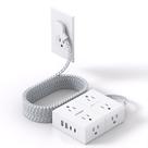Cabo de extensão Power Strip Surge Protector 3m 8 Outlet 4 USB