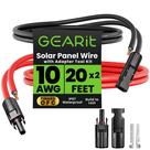 Cabo de Extensão Solar GEARit 10AWG 6m à Prova d'Água