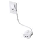 Cabo de extensão SUPERDANNY Mini Power Strip 0,5 m 3 tomadas Cabo de extensão SUPERDANNY Mini Power Strip 0,5 m 3 tomadas