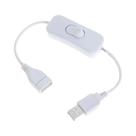 Cabo De Extensão USB 5V 303 LED Com Interruptor De Energia Macho-Fêmea Para Dispositivos E