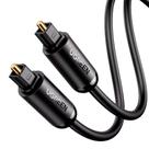Cabo de Fibra Óptica Alta Qualidade Toslink Ugreen Conectores Banhados a Ouro Preto 3 Metros