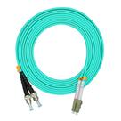 Cabo de fibra óptica Jeirdus LC para ST Duplex OM3 3m 10ft 10G