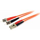 Cabo de fibra óptica StarTech.com Multimode 62,5/125 LC/ST 3m