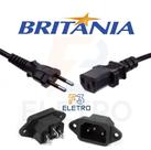 Cabo de Força 1,5m e Conector Tomada Para Panelas Elétricas de Arroz Beitania
