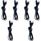 Cabo De Força 2m Bipolar Tv Monitor Radio Ps3 Ps4 Kit C/ 6