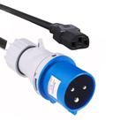 Cabo de Força C13 para Plug Industrial 2P+T 32A 3x2,50mm 1,80 Metros