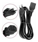 Cabo De Força Energia Pc Atx Tripolar Monitor Kit 10 Peças