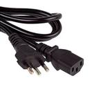 Cabo de Força para Pc Fonte Tv 3 Pinos - 10A 2P+T Flexível