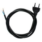Cabo de Força PVC Fio 2 x 1,5 mm com Tomada 2P Cor Preto MarGirius Cabo de Força PVC Fio 2 x 1,5 mm com Tomada 2P Cor Preto MarGirius
