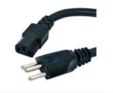 Cabo de força tripolar 10a 3 metros 110v/220v kit 3 cabos