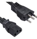 Cabo De Força Tripolar Cabo de Energia Impressora Pc Monitor Br