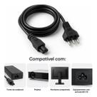 Cabo De Força Tripolar Iec C5 Tipo Mickey Para Monitor Pc Impressora 1,5m Padrão Brasil Bivolt 110v 220v Cabo Energia Computador Reforçado Cabo De Força Tripolar Iec C5 Tipo Mickey Para Monitor Pc Impressora 1,5m Padrão Brasil Bivolt 110v 220v Cabo Energia Computador Reforçado
