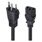 Cabo de forca tripolar para fonte 3x0,75 mm 250v 2 metros