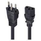Cabo de Forca Tripolar para Fonte 3X0,75 MM 250V - 3 Metros