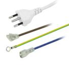 Cabo de Força Universal 10A Branco - Ar-Condicionado e Micro-ondas - Green