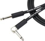 Cabo De Guitarra Angel 0,30mm Conector P10/p10 90º 15ft 4,57 Metros Preto