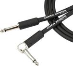 Cabo De Guitarra Angel L 0,30mm P10/p10 90º 20ft 6,10m Preto