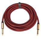Cabo de guitarra GESSEOR 6,35 mm (1/4) TS macho para macho 6 m