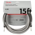 Cabo de instrumento Fender Professional Series Tweed de 15 pés