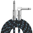 Cabo de instrumento Sovvid 4,5 m para guitarra elétrica e baixo 6,35 mm Cabo de instrumento Sovvid 4,5 m para guitarra elétrica e baixo 6,35 mm