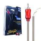 Cabo de interconexão estéreo RCA Stinger SI1217 17 17 pés 1000 Series