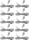 Cabo de lâmpada Creative Hobbies Clear Silver 2,4 m 18/2 SPT-1 Wire