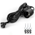 Cabo de lanterna suspenso de extensão JACKYLED 6,1 m 360 W 110 V Cabo de lanterna suspenso de extensão JACKYLED 6,1 m 360 W 110 V