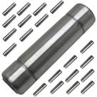 Cabo de Madeira Revestida em Aluminio para Grelhas e Espetos Furo 5.5mm