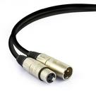 Cabo de Microfone Balanceado XLR Macho Para XLR Femea Santo Angelo - 50 cm Cabo de Microfone Balanceado XLR Macho Para XLR Femea Santo Angelo - 50 cm