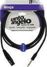 Cabo De Microfone Ninja Hg 0,20 Mm Conector P10/xlr Femea 10ft 3,05 Metros Preto Cabo De Microfone Ninja Hg 0,20 Mm Conector P10/xlr Femea 10ft 3,05 Metros Preto
