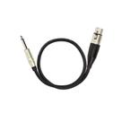 Cabo de Microfone P10 Mono para XLR Femea Amphenol - 50 cm Cabo de Microfone P10 Mono para XLR Femea Amphenol - 50 cm