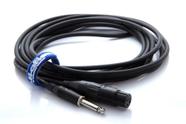 Cabo de Microfone Perfect Voice 30 XLR F / P10 Tiaflex (Selecione o Tamanho)