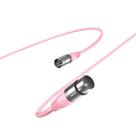 Cabo de Microfone XLR Fifine L9, 1.8 Metros, Balanceado Macho/Fêmea, Rosa - L9CP