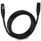 Cabo de microfone XLR LyxPro balanceado de 15 pés de macho para fêmea