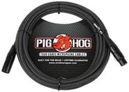 Cabo de microfone XLR Pig Hog PHM10BKW de alto desempenho 3m Cabo de microfone XLR Pig Hog PHM10BKW de alto desempenho 3m