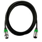 Cabo de Microfone XLR / XLR Santo Angelo Plug Roxtone 10 Metros Verde Cabo de Microfone XLR / XLR Santo Angelo Plug Roxtone 10 Metros Verde