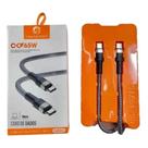 Cabo de nylon de 1 metro 65w modelo- Sjx24 - Tipo c-tipo c qualidade premium