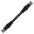 Cabo De Rede 10 centímetros exatos Patch Cord Cat6 UTP 100% Cobre Preto