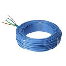 Cabo de Rede 100 Metros Azul para CFTV, Alarme ou Internet