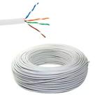 Cabo de Rede 100 Metros Branco para CFTV, Rede , Alarme ou Internet ( 4 Pares de Fios )
