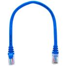 Cabo De Rede 30 CM Patch Cord Azul Cat6 UTP 100% Cobre para Rack