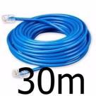 Cabo de rede 5/10/15/20/30 metros internet Montado rj45 azul