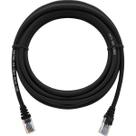 Cabo De Rede 5 Metros Patch Cord Cat6 UTP 100% Cobre Preto Ultra Veloz
