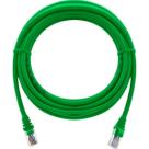 Cabo De Rede 5 Metros Patch Cord Cat6 UTP 100% Cobre Verde 23AWG RJ45