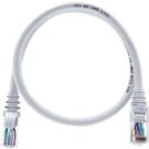 Cabo De Rede 70 CM Patch Cord Cat6 UTP 100% Cobre Branco para Ethernet