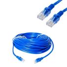 Cabo de Rede Azul Cat5e 100 Metros RJ45 Macho x RJ45 Macho